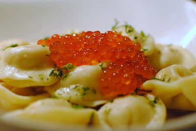 כיסונים (ווארניקי) ממולאים בדג מלוח ותפוא"ד