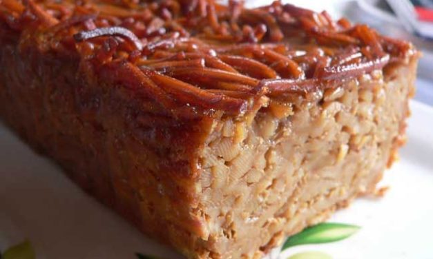 פשטידת איטריות (קוגל ירושלמי) בסיר בישול איטי