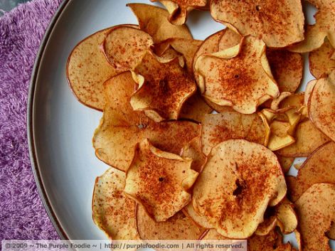 ציפס תפוחי עץ מסוכרים וקינמון